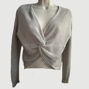 Hollister Cream Long sleeve Sweater